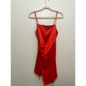 Zara satin mini dress